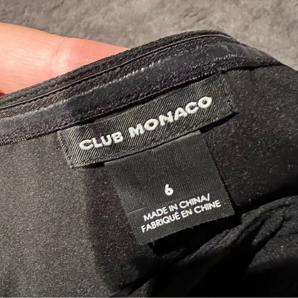 NEVER WORN CLUB MONACO BLACK COCKTAIL DRESS IN SIZE 6 - Picture 3 of 7